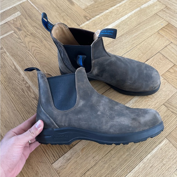 Blundstone Shoes Mens Allterrain Thermalchelsea Boots Rustic Brown